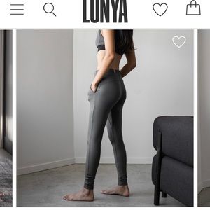 *ISO* LUNYA Siro Pocket Legging Meditative Grey XS